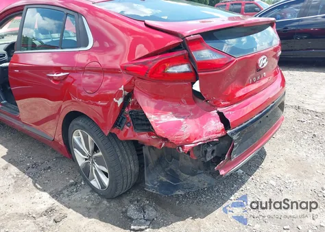 2019 Hyundai Ioniq Hybrid Limited из США, поврежденный, VIN KMHC85LCXKU120484